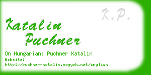 katalin puchner business card